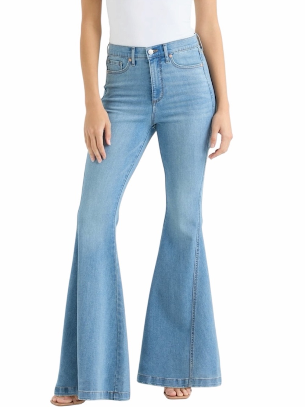 Sofia Jeans by Sofia‎ Vergara Melisa Mega Flare High Rise Jeans Size 16 NWOT